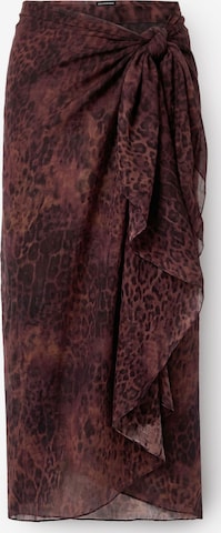 CALZEDONIA Beach Towel in Brown: front