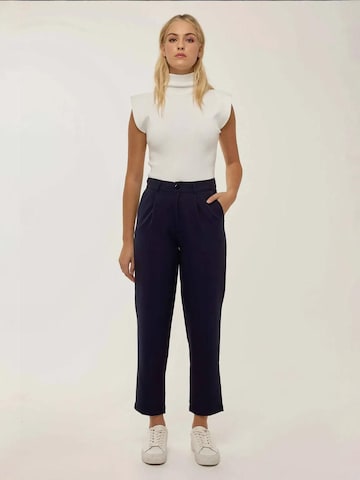 Pantaloni con pieghe 'Hose' di Hiccup in blu: frontale