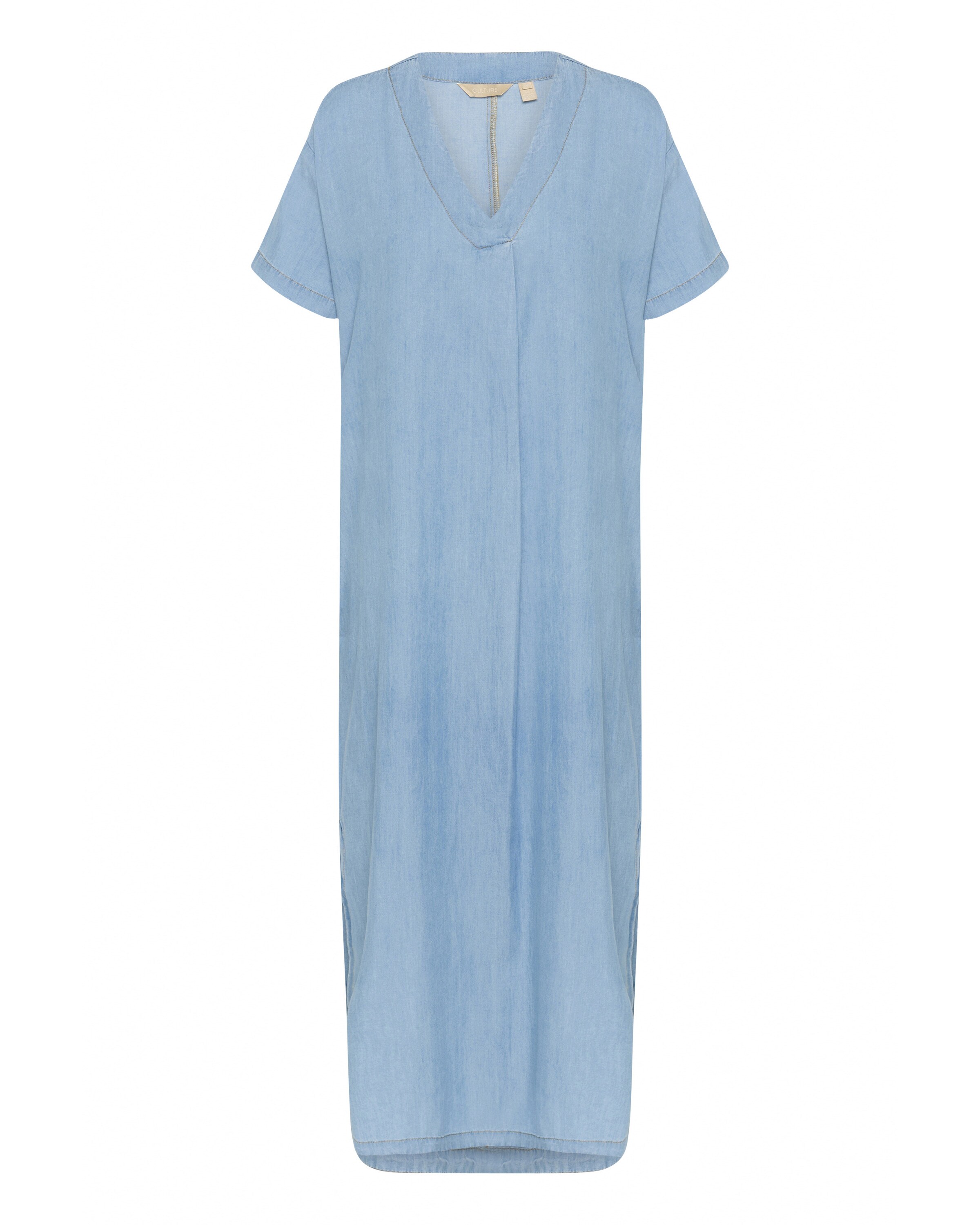 CULTURE Jurk 'Citha Aurelia' in Blauw: voorkant