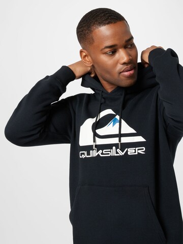 QUIKSILVER Athletic Sweatshirt in Black