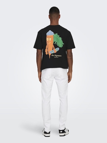 Only & Sons Slimfit ONLY & SONS Slim-fit-Jeans in Weiß