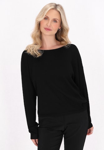 usha BLACK LABEL Trui in Zwart: voorkant