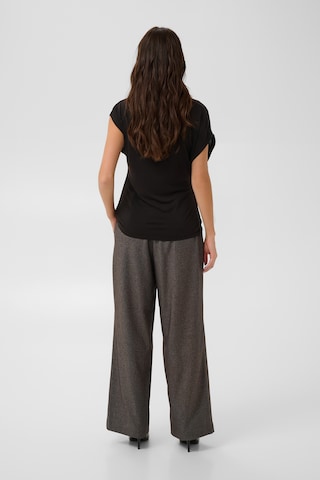 CULTURE - Blusa 'PHILLA' en negro
