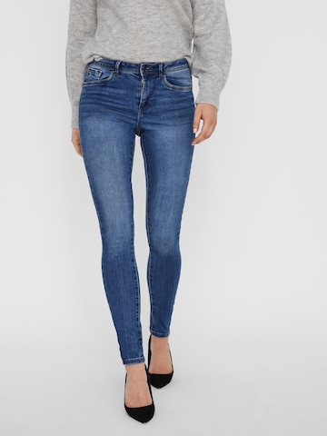 Skinny Jeans 'Tanya' de la VERO MODA pe albastru: față