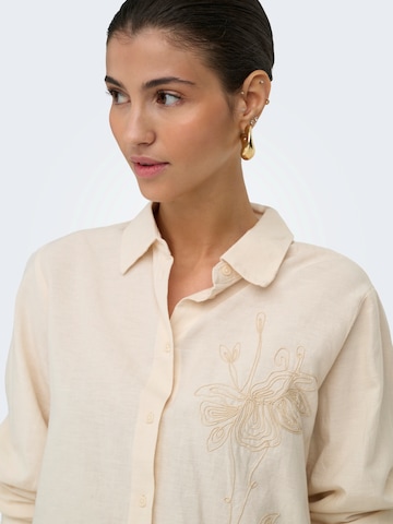 ONLY Blouse 'ONLLAUREL' in Beige
