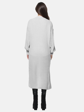 Elara Gebreide mantel in Grijs