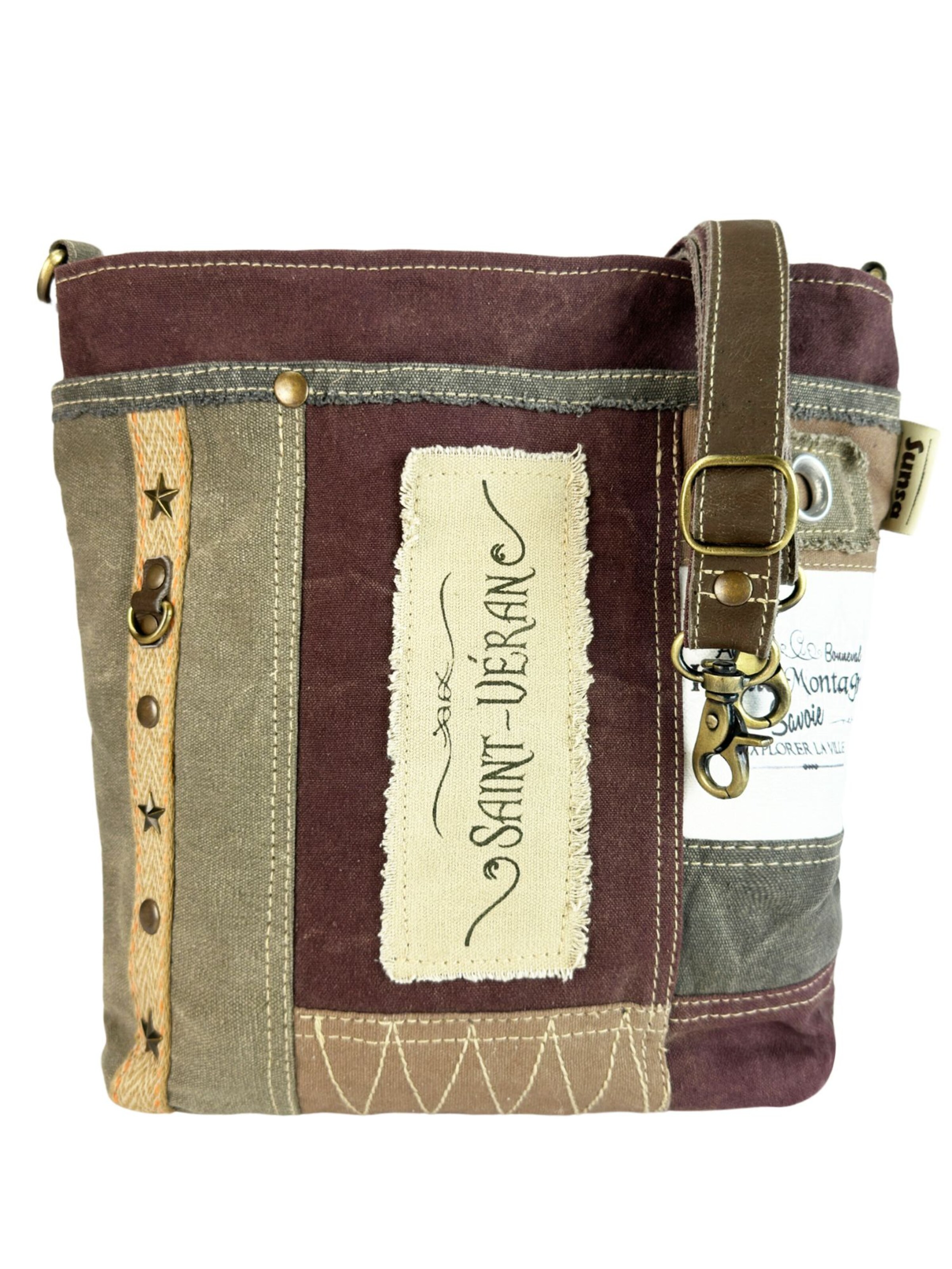 Sunsa Crossbody Bag 'Sunsa' in Brown: front