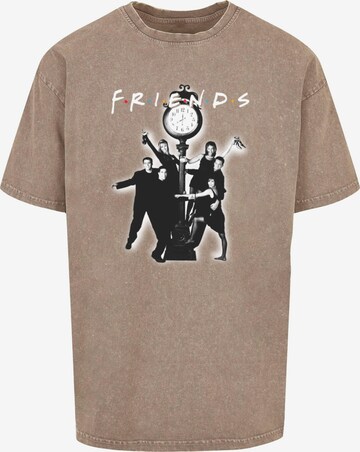 T-Shirt 'Friends - Clock Mono Photo' ABSOLUTE CULT en vert : devant
