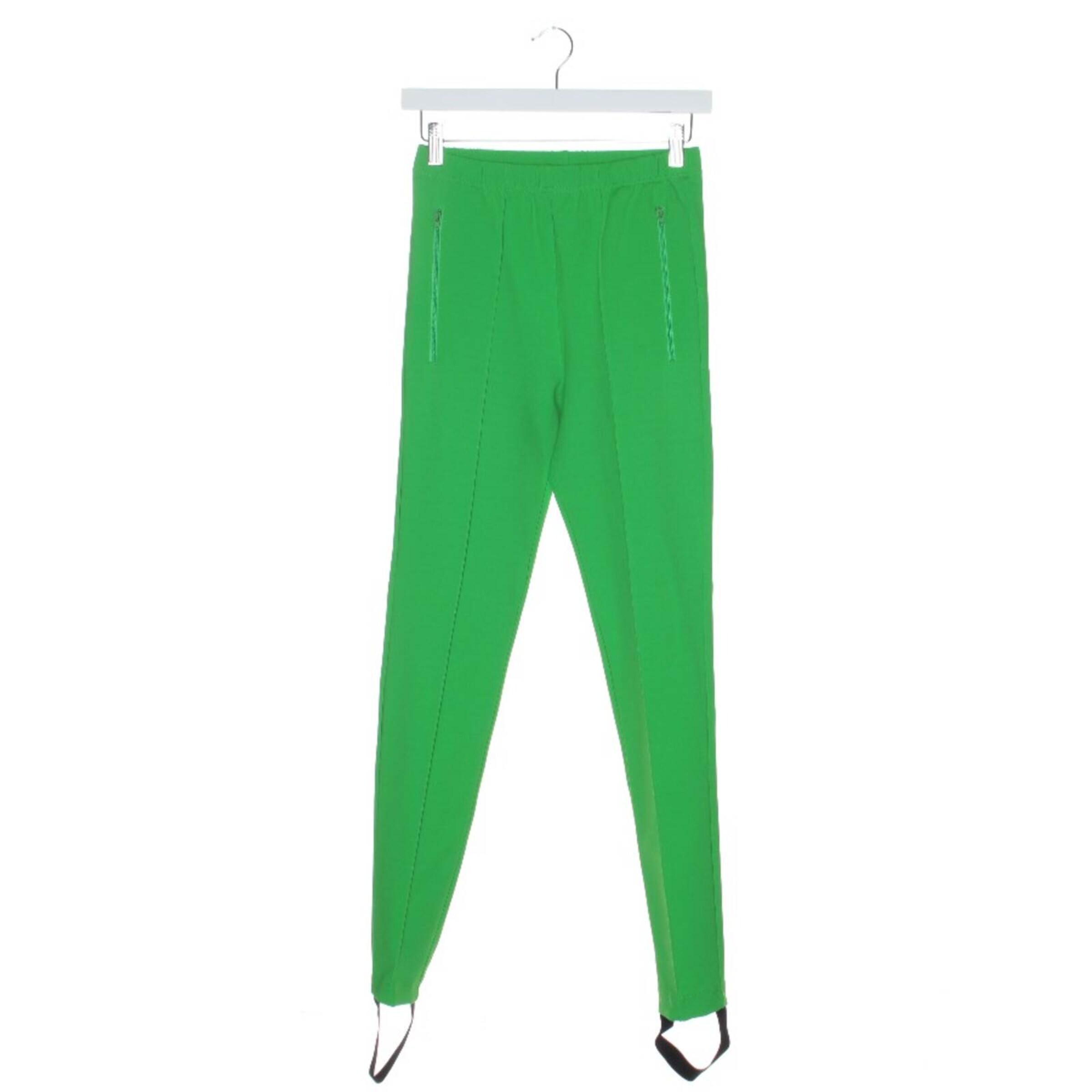 Balenciaga Hose S in Grün: Vorderseite