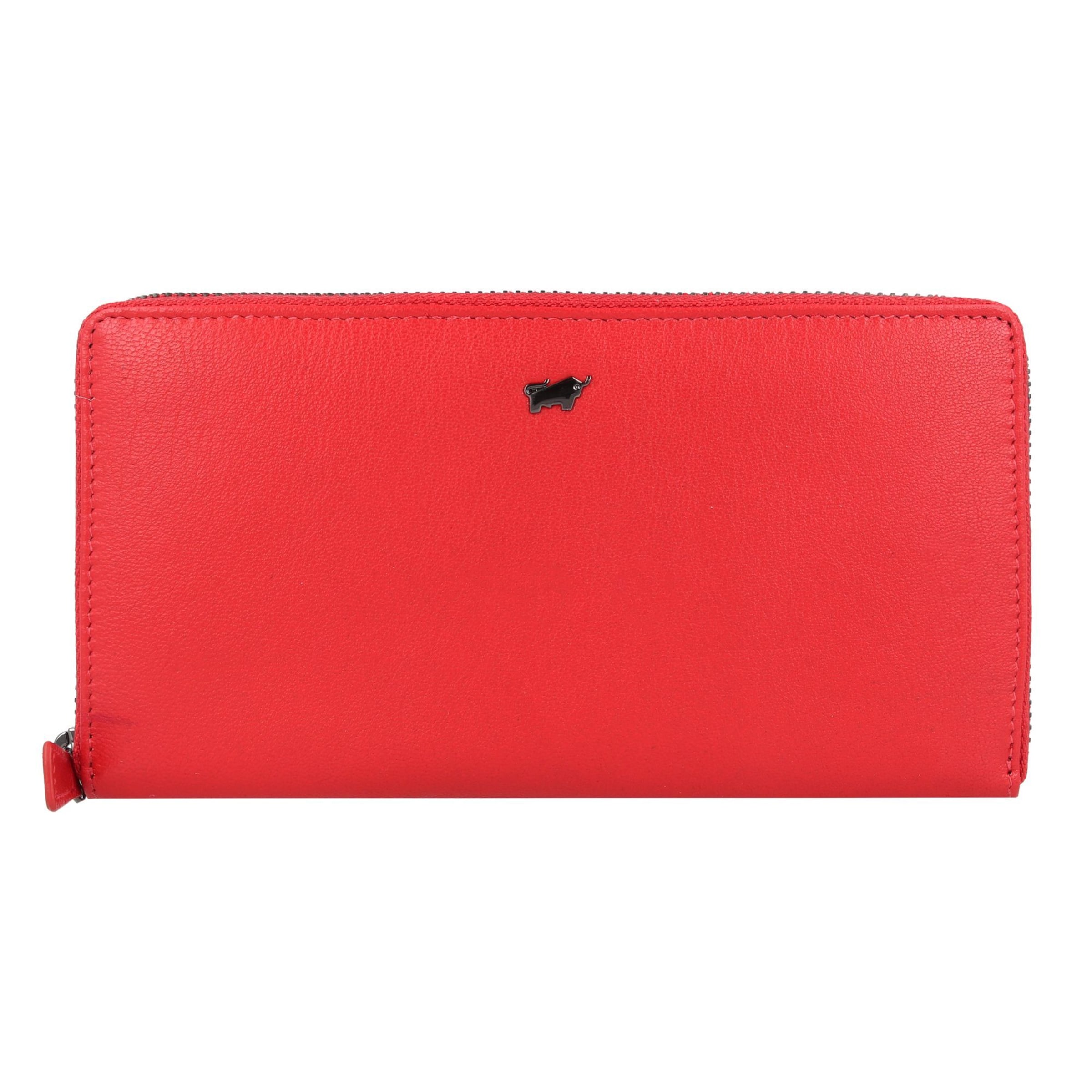 Braun Büffel Wallet 'Anna' in Red: front