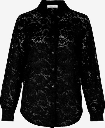 SASSYCLASSY Bluse in Schwarz: Vorderseite