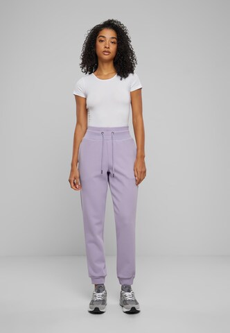 Urban Classics Zwężany krój Spodnie w kolorze fioletowy