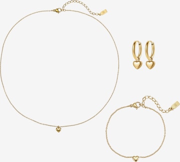 Hey Happiness Schmuckset 'Heart Squad' in Gold: Vorderseite