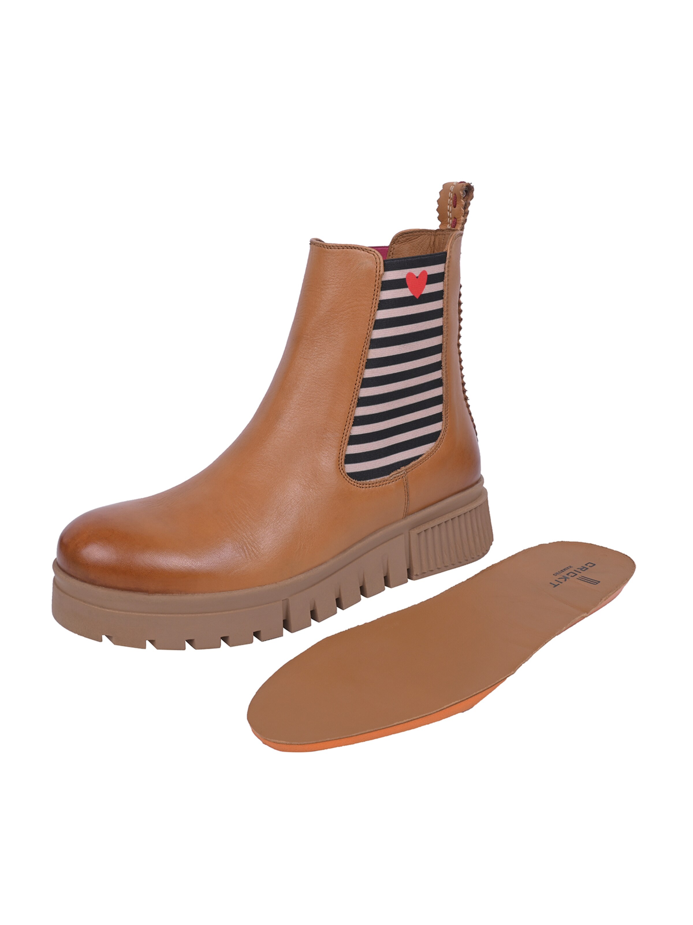 Crickit Chelsea Boots 'NAELLE' in Brown