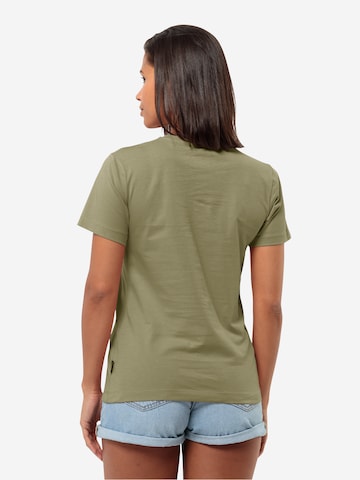 JACK WOLFSKIN Shirt 'DISCOVER HEART' in Green