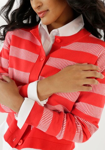 Aniston SELECTED Strickjacke in Rot