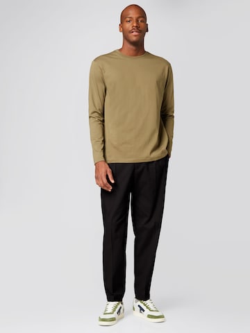 ABOUT YOU x Alvaro Soler Regular Pleated Pants 'Emir' in Black