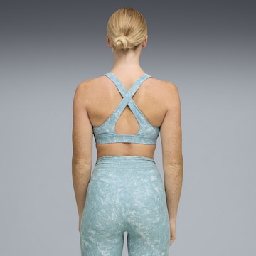 PUMA Bustier Sport bh 'Cloudspun' in Blauw