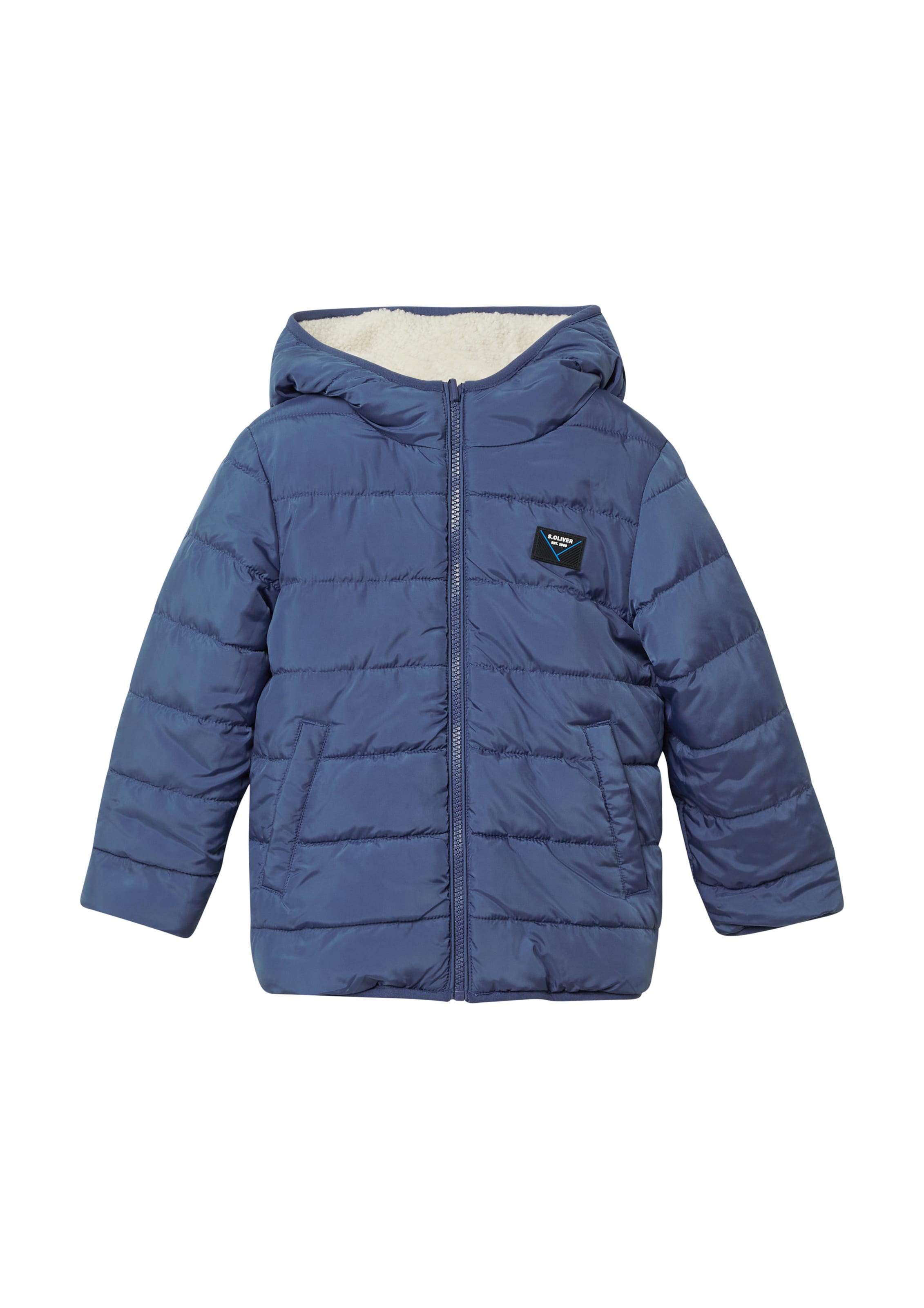 s.Oliver Winter Jacket in Blue: front