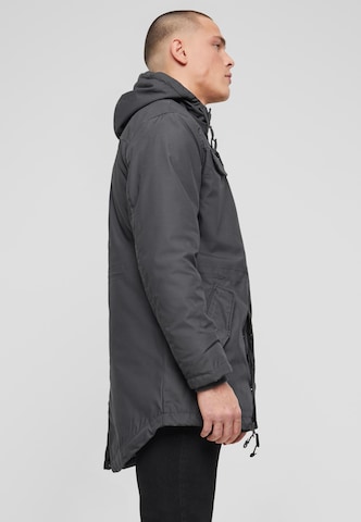 Brandit Between-seasons parka 'Marsh Lake' in Grey