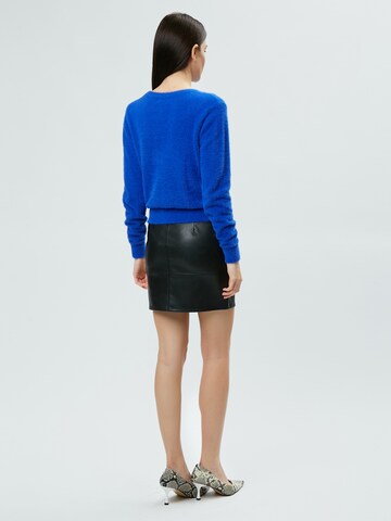 Cardigan 'Fluffy' Influencer en bleu
