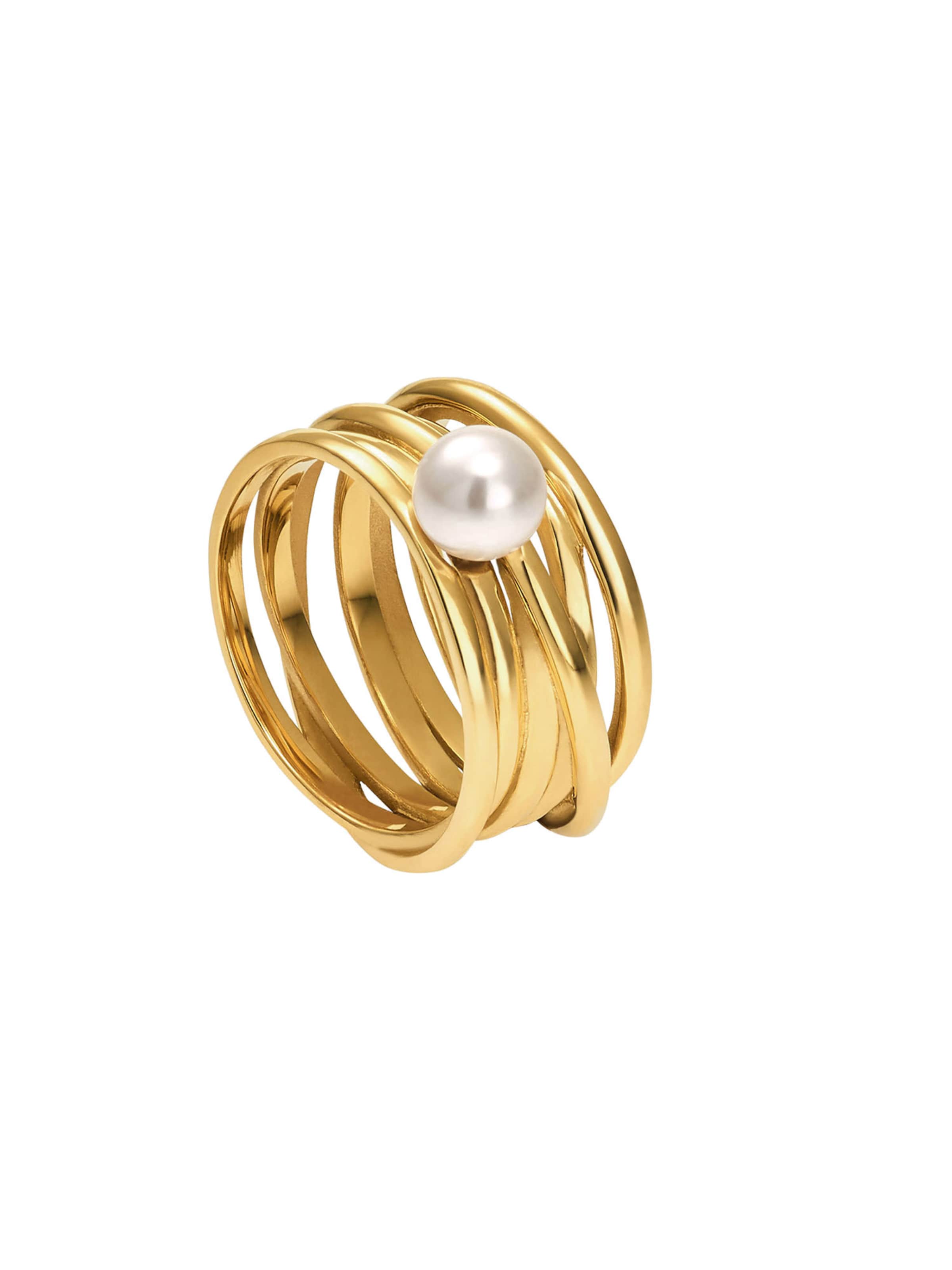 Bague Heideman en or : devant