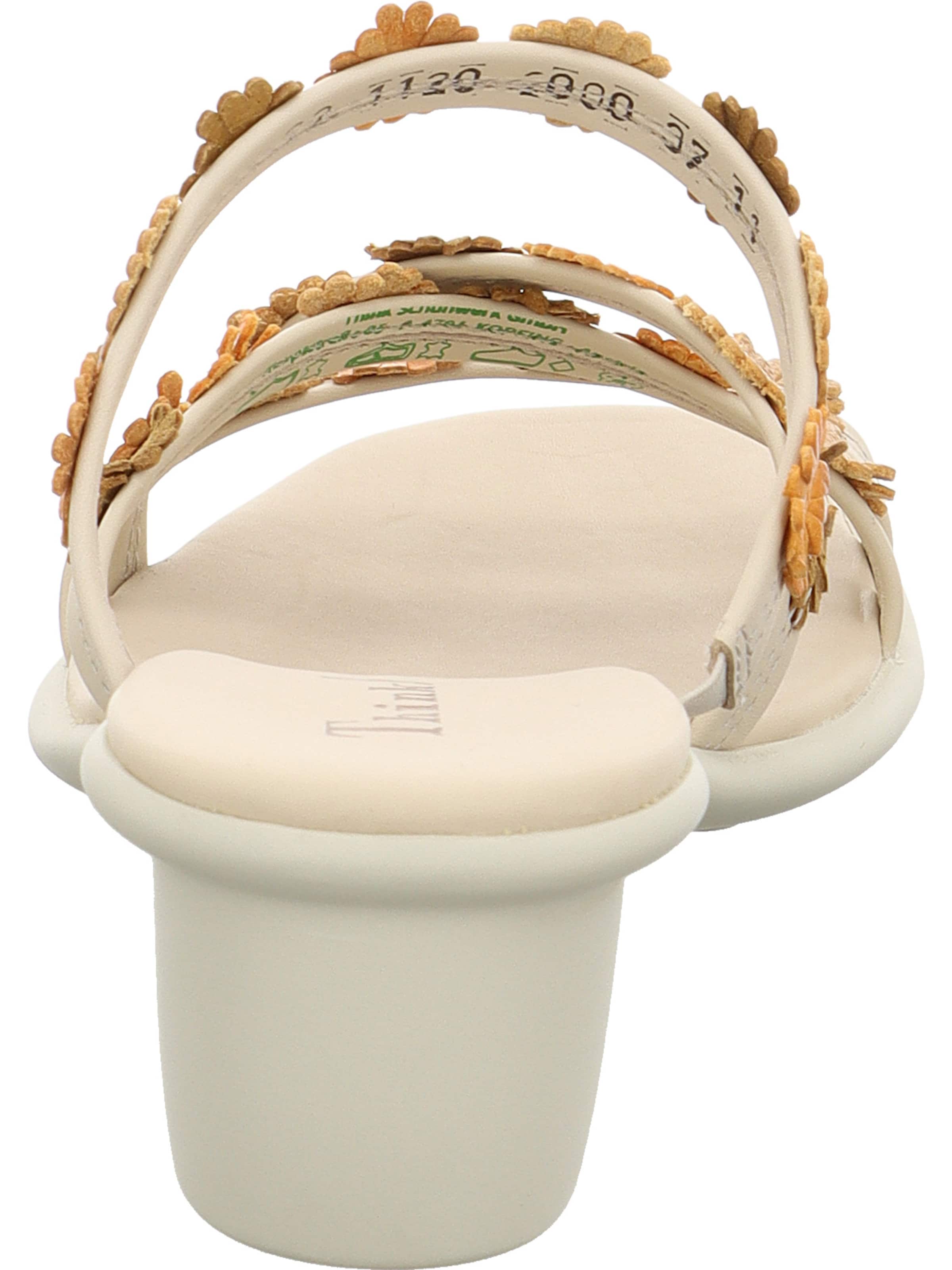 THINK! Pantolette 'Vivi' in Beige