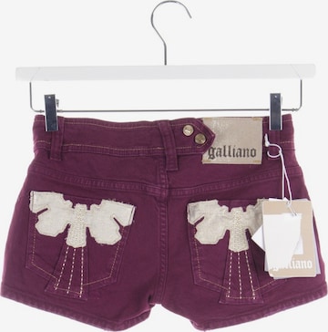 John Galliano Shorts in XS in Purple