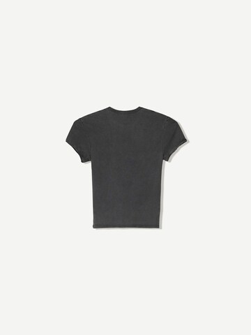 Bershka Shirt in Grey