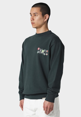 Pas De Monaco Sweatshirt 'FLORALE' in Grün