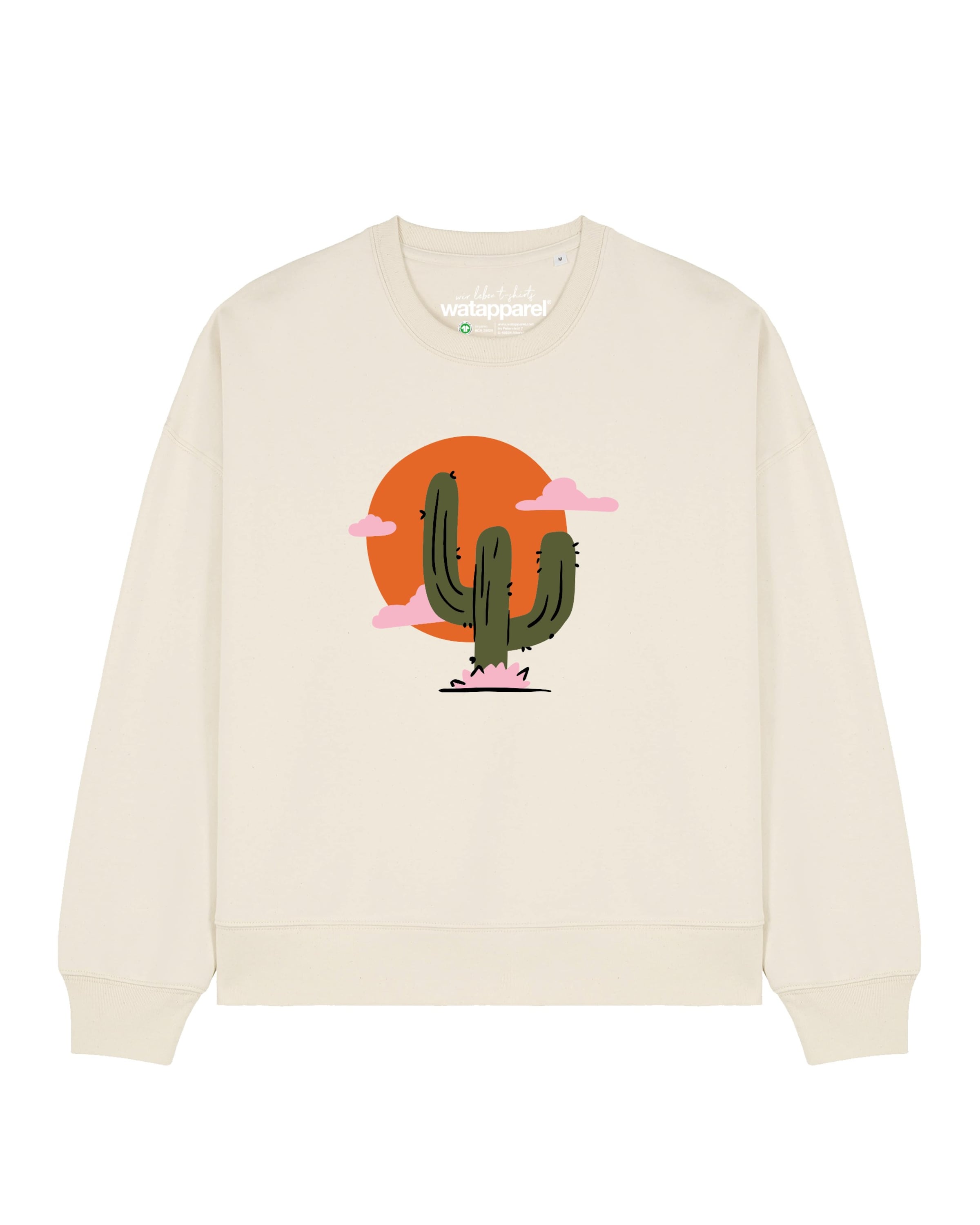 Watapparel Sweatshirt in White: front
