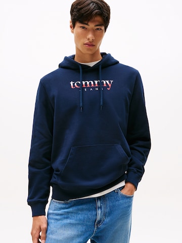 Sweat-shirt 'DNA' Tommy Jeans en bleu : devant