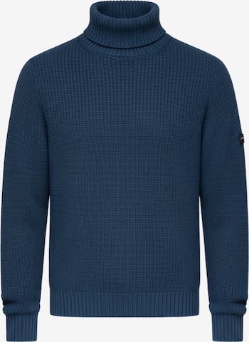 Pull-over 'SWTN-0163' Ombre en bleu : devant