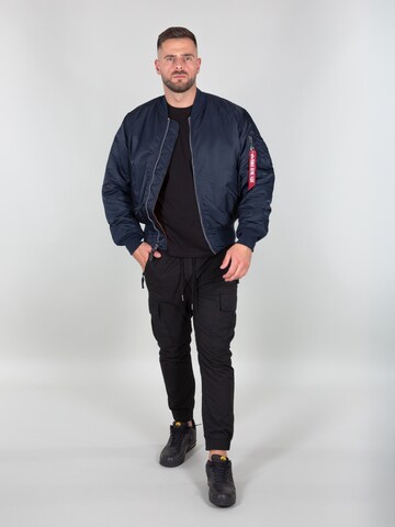 ALPHA INDUSTRIES Демисезонная куртка 'MA-1' в Синий