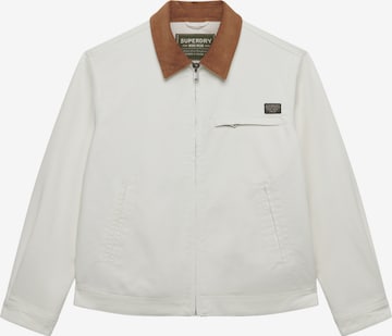 Veste mi-saison Superdry & Co en blanc : devant