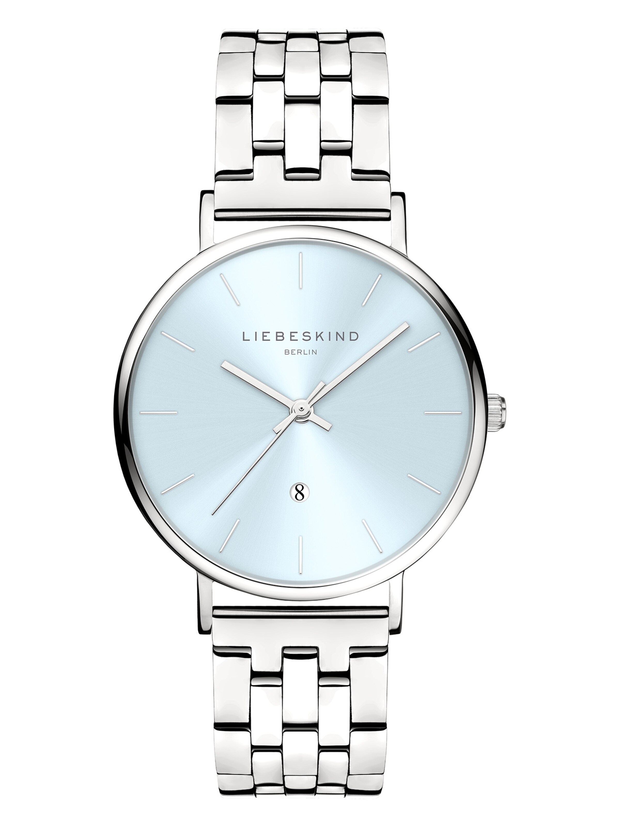 Montre à affichage analogique Liebeskind Berlin en argent : devant