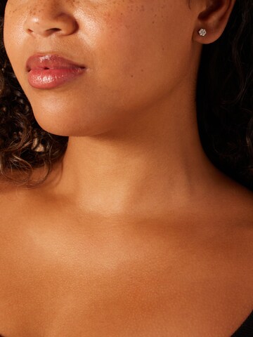 Lucardi Oorbellen 'Chic' in Zilver: voorkant