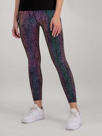 ALPHA INDUSTRIES Slimfit Leggings in Zwart