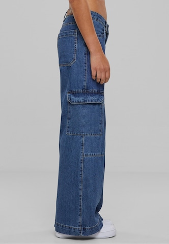 Urban Classics Loose fit Cargo jeans in Blue