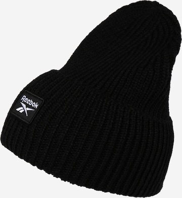 Bonnet Reebok en noir : devant