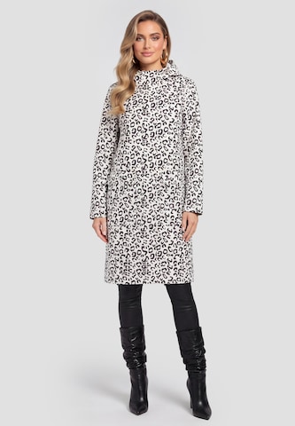 Manteau fonctionnel faina en blanc : devant