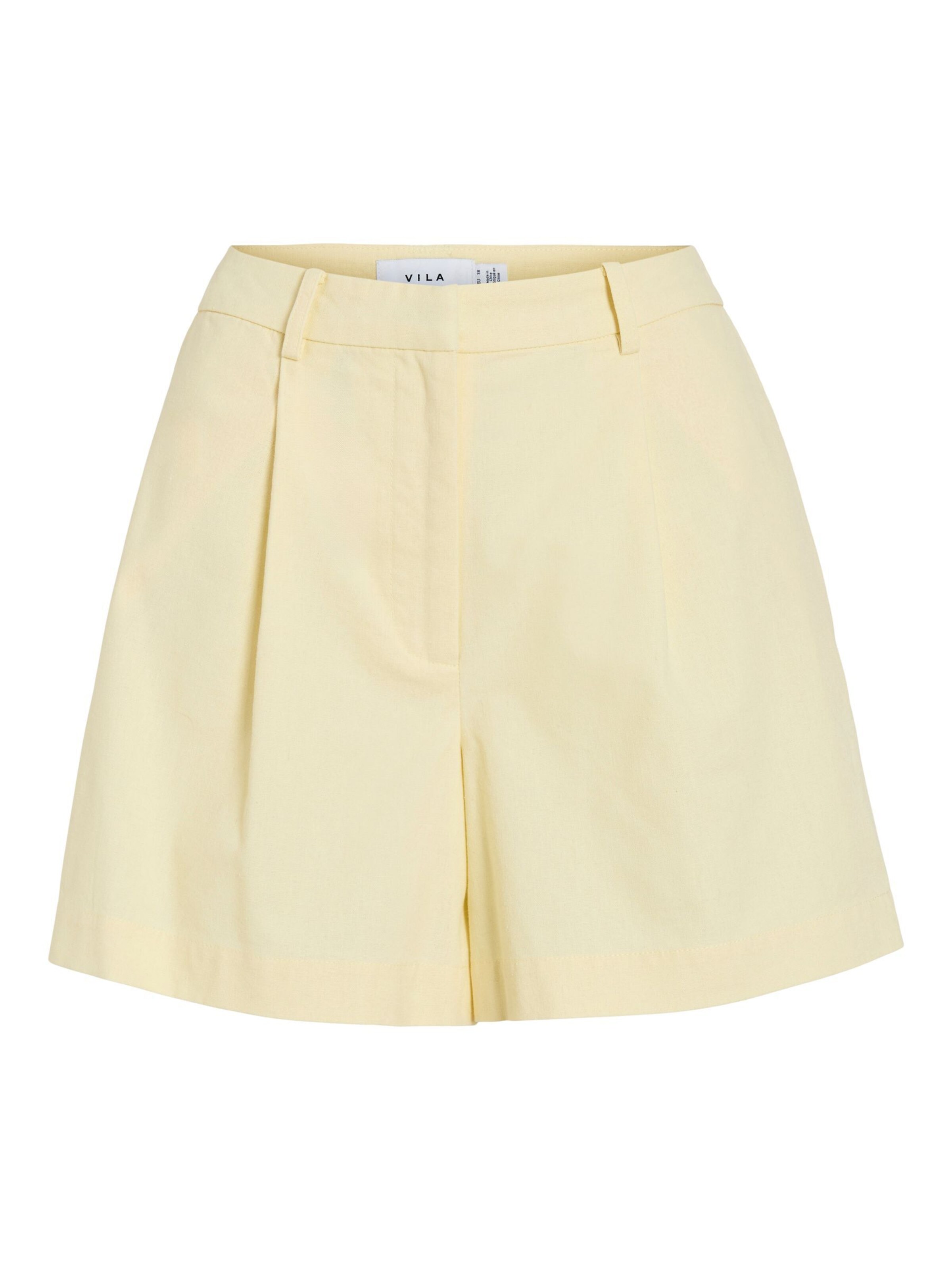 Regular Pantalon 'Alara' VILA en jaune : devant