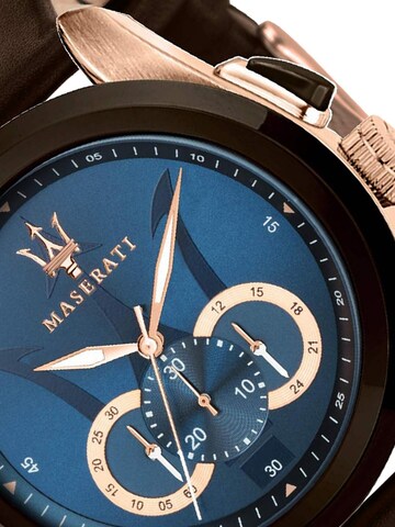 Maserati - Reloj analógico en marrón