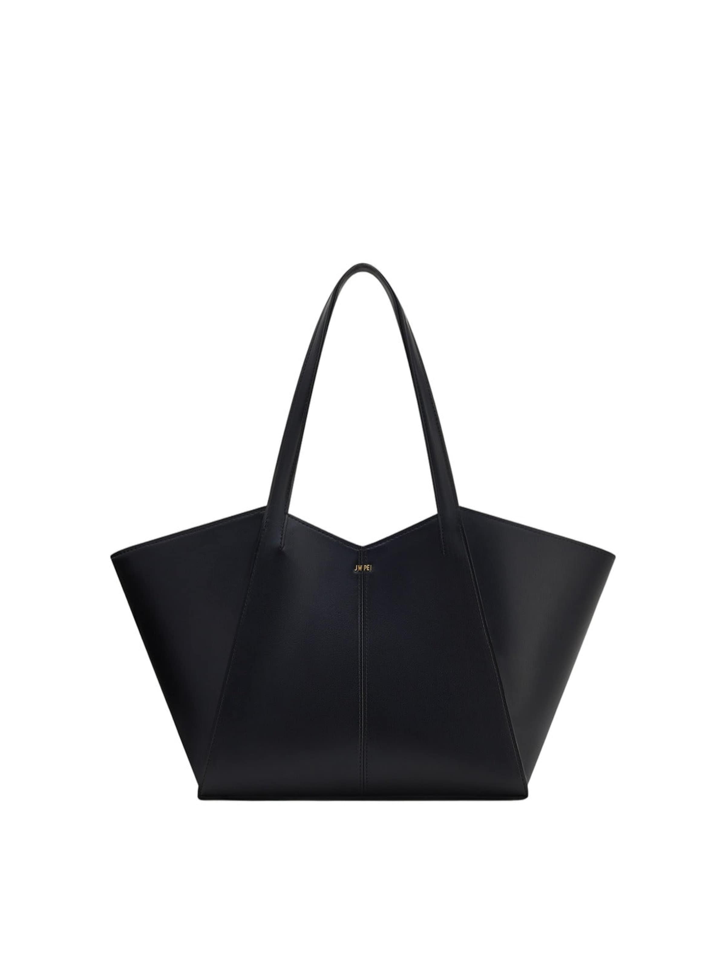 JW PEI Shopper 'JW PEI Cabas Kiana Large Jet Black' in Black: front