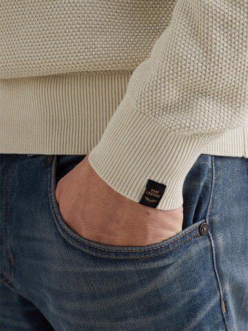 PME Legend Sweater 'Pullover in cotton/modal' in White