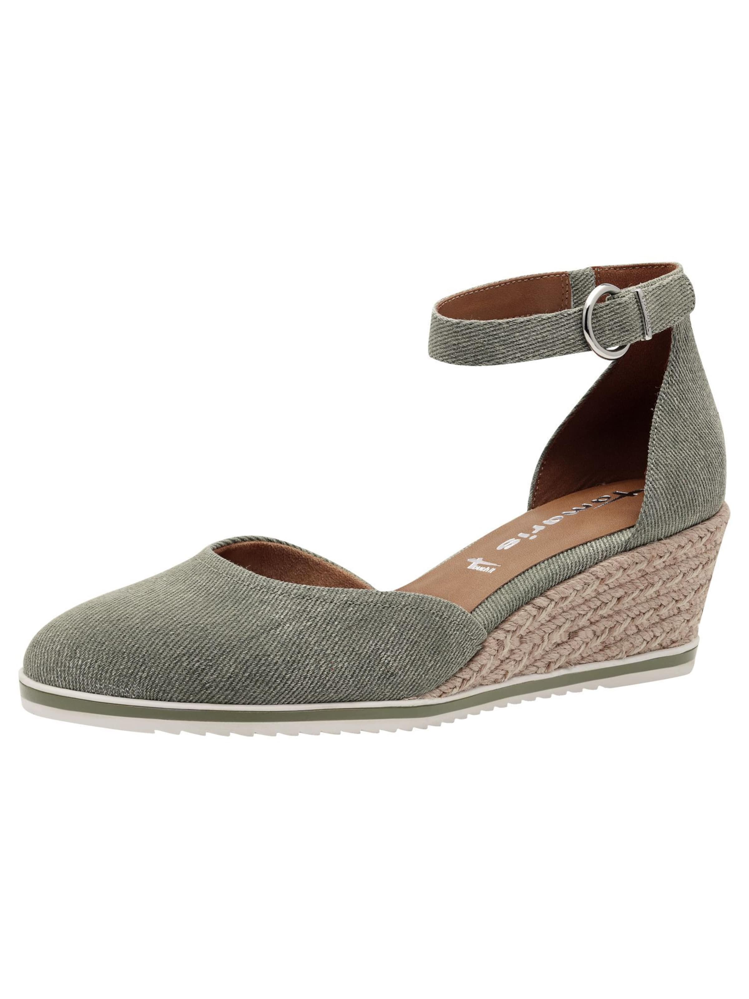 Escarpins Tamaris en vert : devant