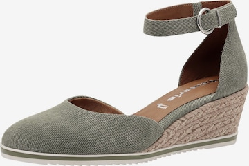 Escarpins Tamaris en vert : devant