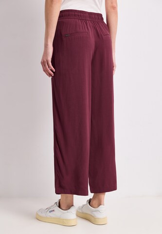 STREET ONE Wide Leg Hose in Rot