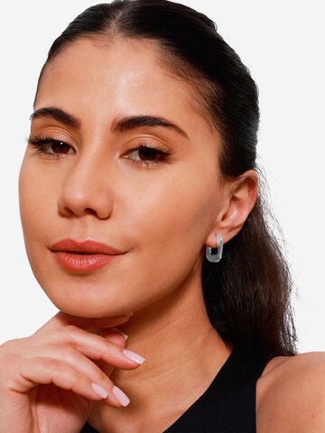 Boucles d'oreilles Heideman en argent : devant