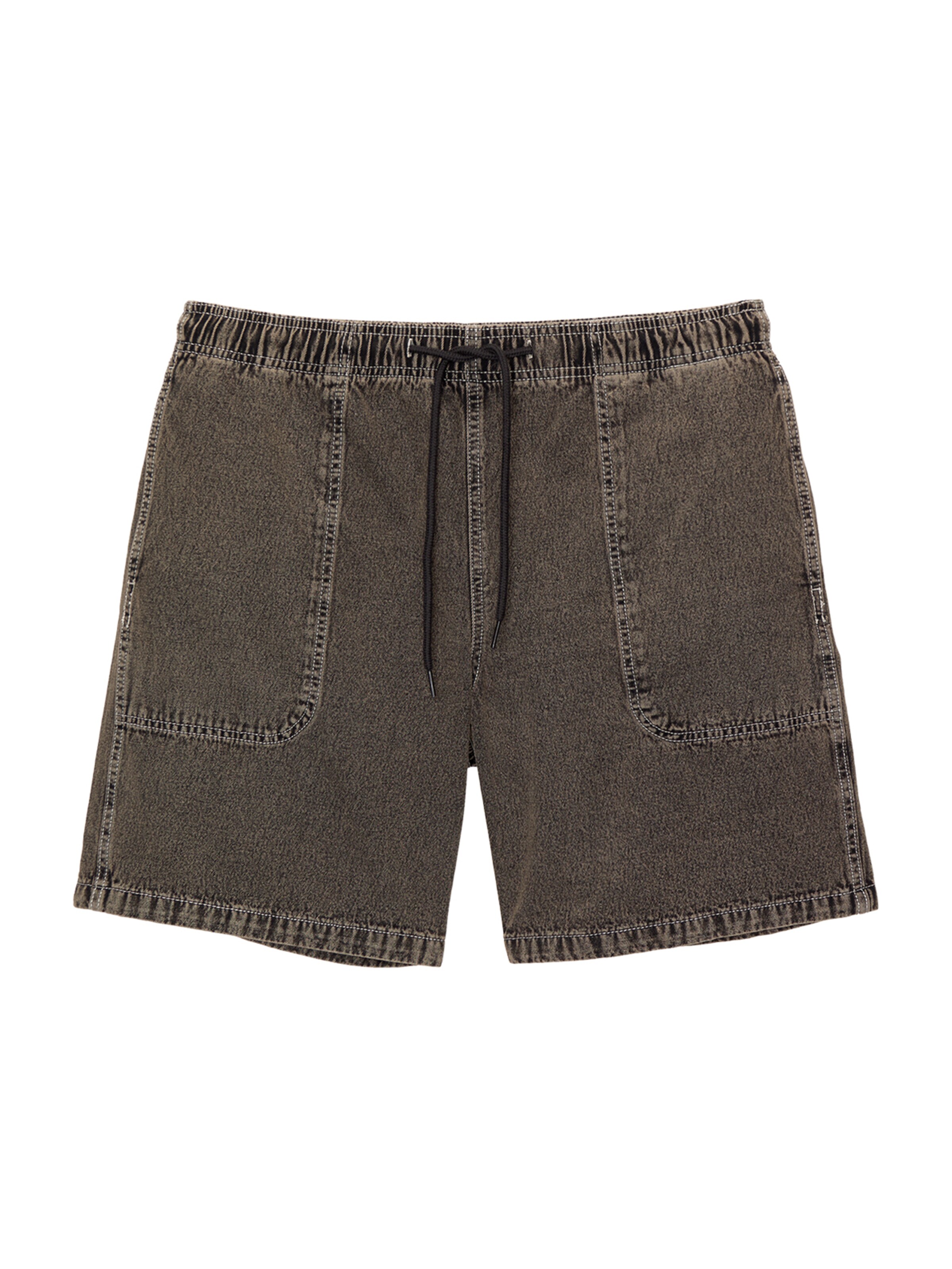 Pull&Bear Ohlapna forma Kavbojke | črna barva: sprednja stran